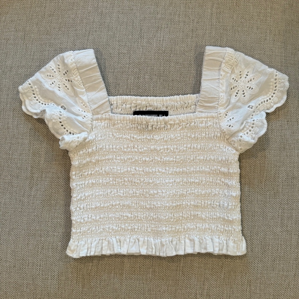 Katie J NYC White Tween Faye Top - YM